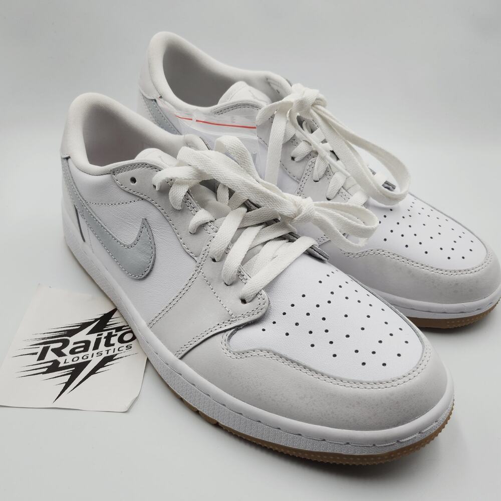 Mens Size 13 Nike Golf Shoes Air Jordan 1 Retro Low Top White Gum DD9315-111